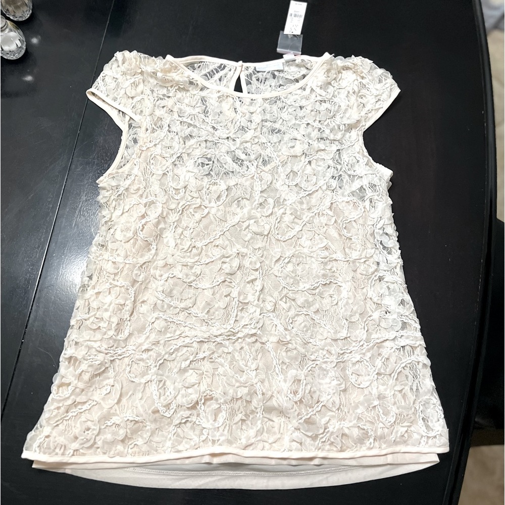 New York & Co LARGE top lace w/ cami underneath NEW W/ Tags
